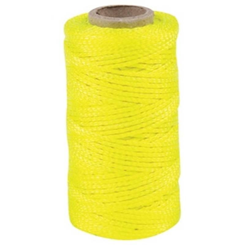TASK T27110 Construction Line Reel, 250 ft L Line, Fluorescent Yellow Line