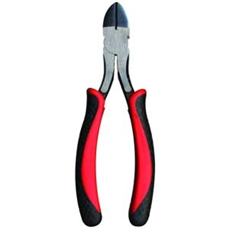 TASK T25362 Diagonal Cutting Plier, 6-1/2 in OAL, Soft Touch Grip Handle