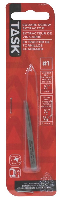 Task T22245 Screw Extractor, #1 Extractor, Carbon Steel