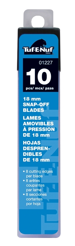 Tuf-E-Nuf 01227 Blade, 18 mm, Snap-Off Edge, 8-Point