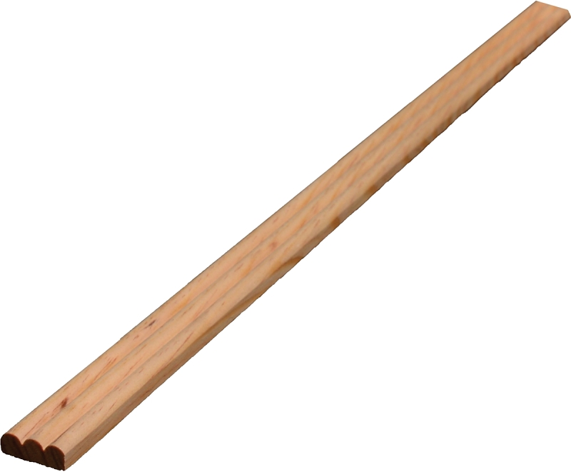 ALEXANDRIA Moulding 00090-20096C1 Screen Trim, 96 in L, 3/4 in W, Pine Wood