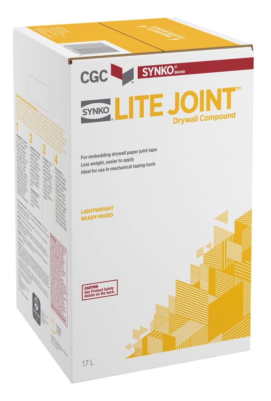 Synko 332032 Drywall Compound, Paste, Off White, 17 L