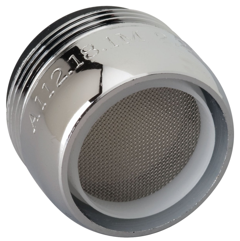 Moen M-Line Series M3620 Faucet Aerator, 13/16 in Male, Brass, Chrome Plated, 2.2 gpm