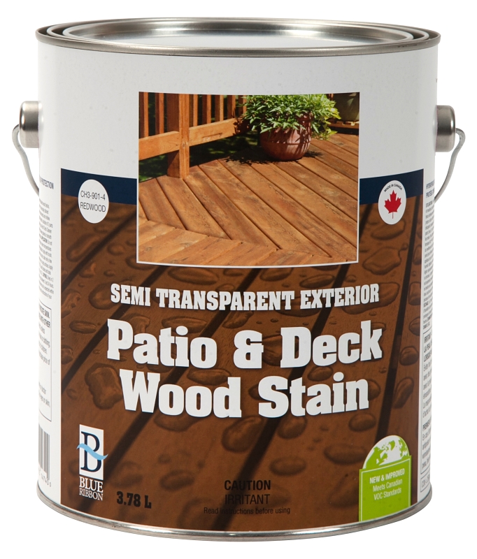 UCP Paints CH3-901-4 Deck and Patio Stain, Redwood
