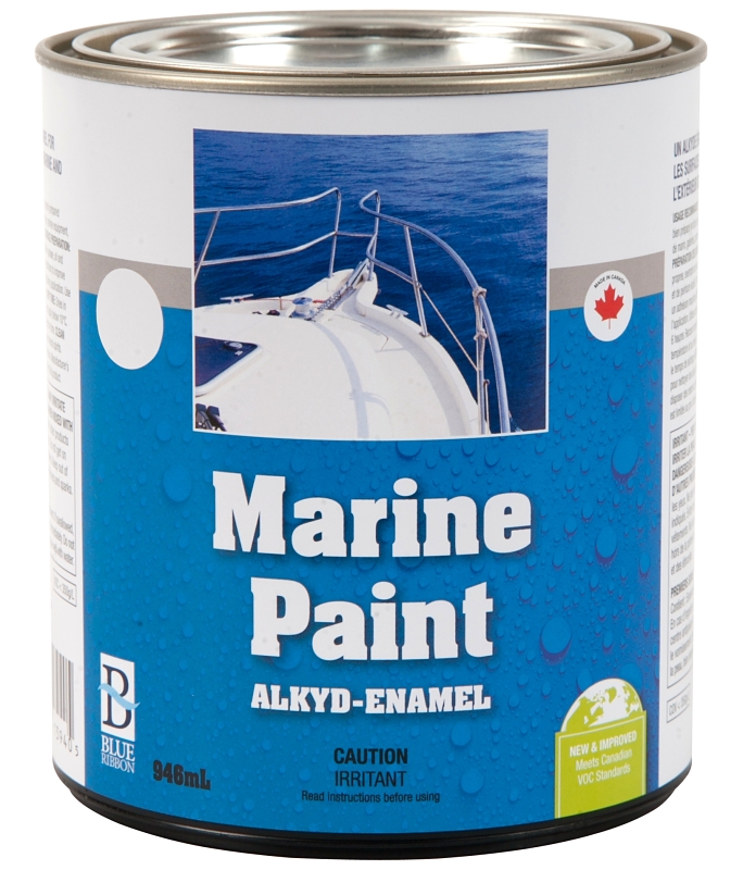 UCP Paints E8091-1 Marine Paint, Gloss Sheen, Red, 946 mL, Can