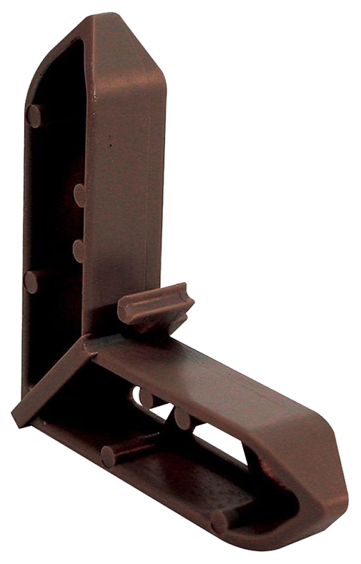 Prime-Line PL 15767 Screen Frame Corner, Plastic, Bronze, For: Pella Screen Frames