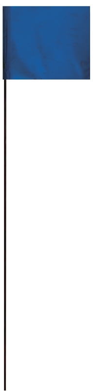 Hy-Ko SF-21/BL Safety/Boundary Stake Flag, 21 in L, 1-1/2 in W, Blue, Vinyl