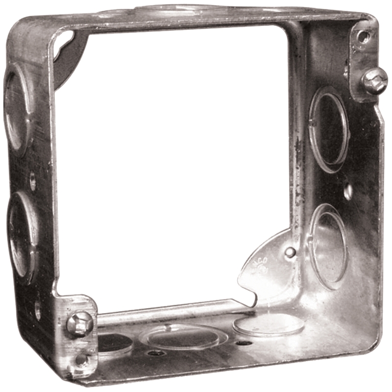 Hubbell 53151KBAR Extension Ring, 21 cu-in, 1/2 in, Metal, Ceiling, Wall
