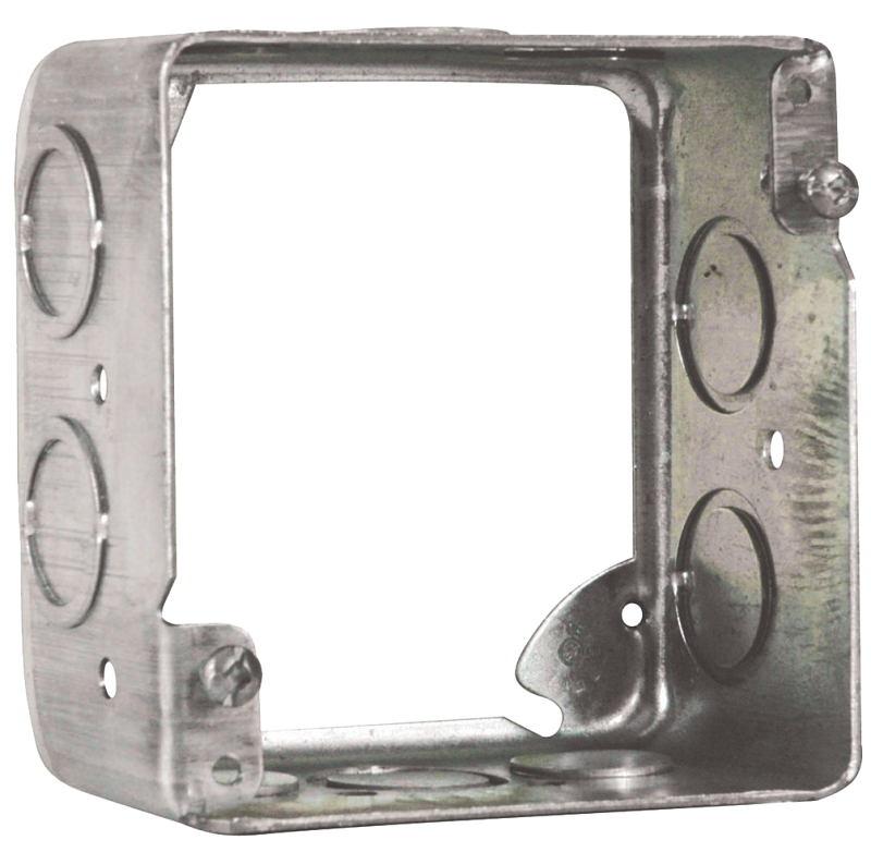Hubbell 53171KBAR Extension Ring, 30 cu-in, 1/2 in, Metal, Ceiling, Wall