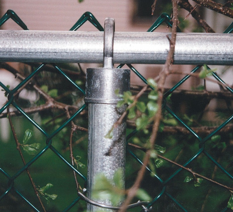 Acculink CVG1160 Chain-Link Fence, 11 ga Mesh Wire, 60 in x 50 ft Mesh, Green