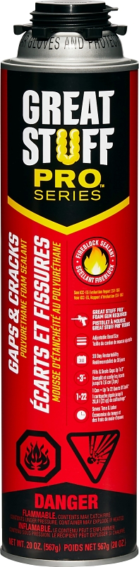 Great Stuff 342101 Insulating Foam Sealant, Orange, 24 oz Can