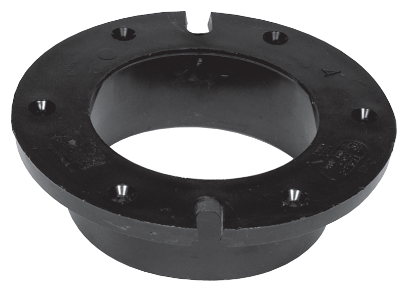 IPEX 027573 Closet Flange Hub, 4 x 4 in Dimensions, Hub, ABS
