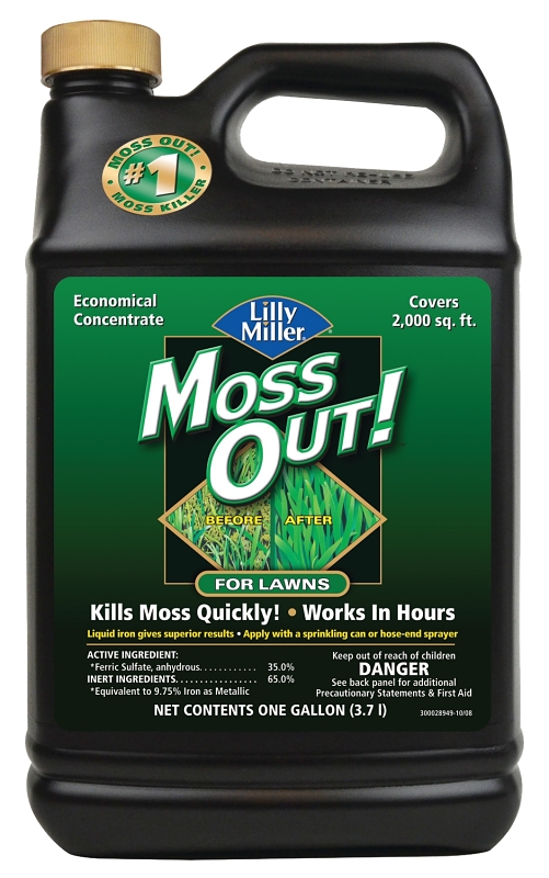 Lilly Miller 100099156 Moss and Algae Killer, Liquid, 1 gal