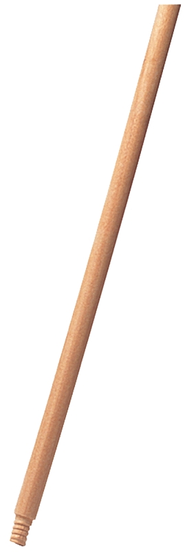 Rubbermaid FG636100LAC Broom Handle, 1-5/16 in Dia, 60 in L, Threaded, Wood, Natural