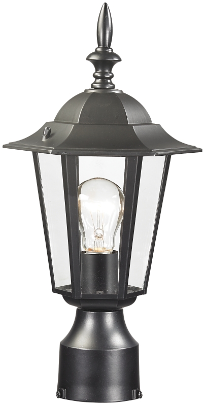 Boston Harbor Porch Light, 120 V, 60 W, Steel Fixture, White Fixture
