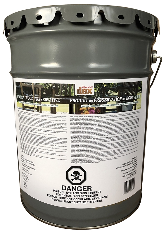 Circa 1850 DEX 230020 Wood Preservative, Green, 5 gal