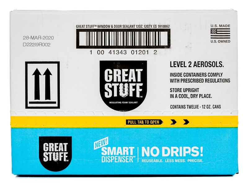 Great Stuff 99108862 Insulating Foam Sealant, Reusable, 12 oz
