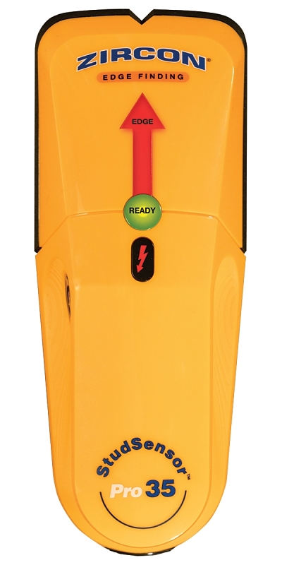 Zircon StudSensor Pro 35 Series 69650 Stud Finder, 9 V Battery, Detectable Material: Metal/Wood