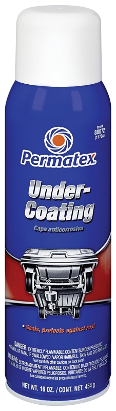 Permatex 80072 Undercoating, 20 oz Aerosol Can, Liquid