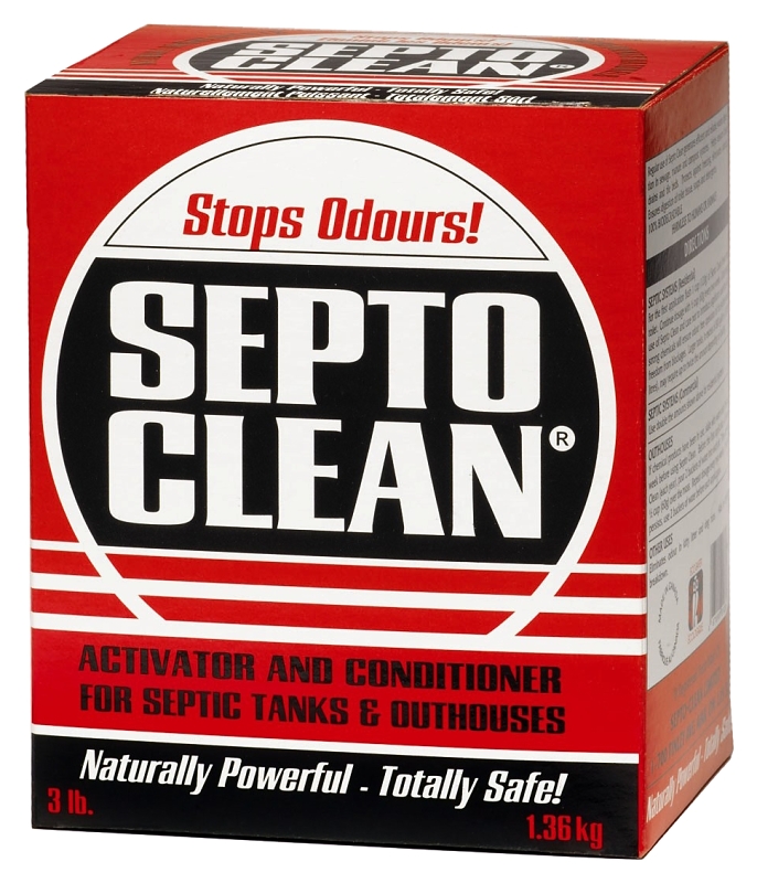 Septo-Clean 13601 Activator and Conditioner, Powder, Brown/Light Yellow, 3 lb