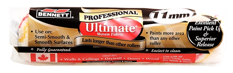 Bennett PLMD 11 Roller Refill, 11 mm Thick Nap, 240 mm L, Polyamide Cover