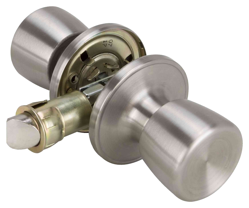 Tulip Style Handle Mobile Home Keyed Entry Lockset Stainless steel Knobs 