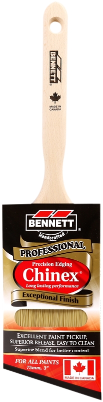 Bennett PN 9999 75 Paint Brush, 3 in W, Chinex Blend Bristle