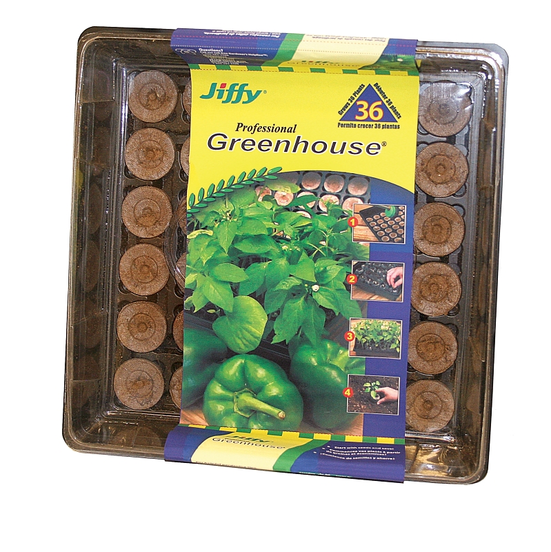 Jiffy 134546 Greenhouse, Professional, Plastic, Brown