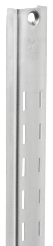 Knape & Vogt 85 ANO 96 Series Shelf Standard, 680 lb, 16 ga Thick Material, 1-1/4 in W, 96 in H