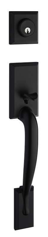 Taymor Professional Series 34-FV0482 Handleset, 3 Grade, Keyed Different Key, Metal, Matte, 2-3/8 to 2-3/4 in Backset