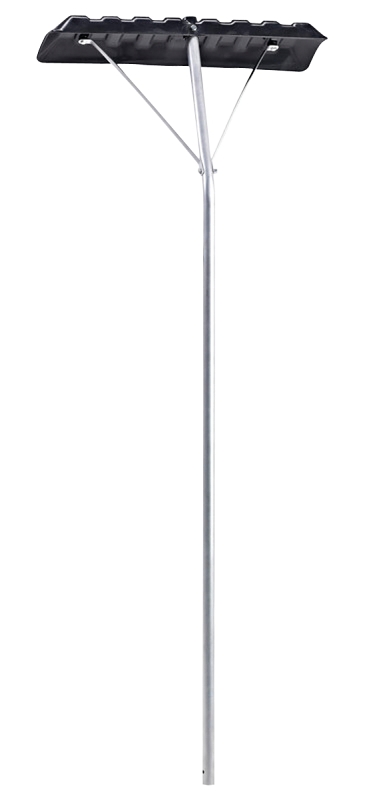 Garant LPRR24 Snow Roof Rake, Polyethylene Blade, Straight Handle, Aluminum Handle, 14 ft 7 in OAL