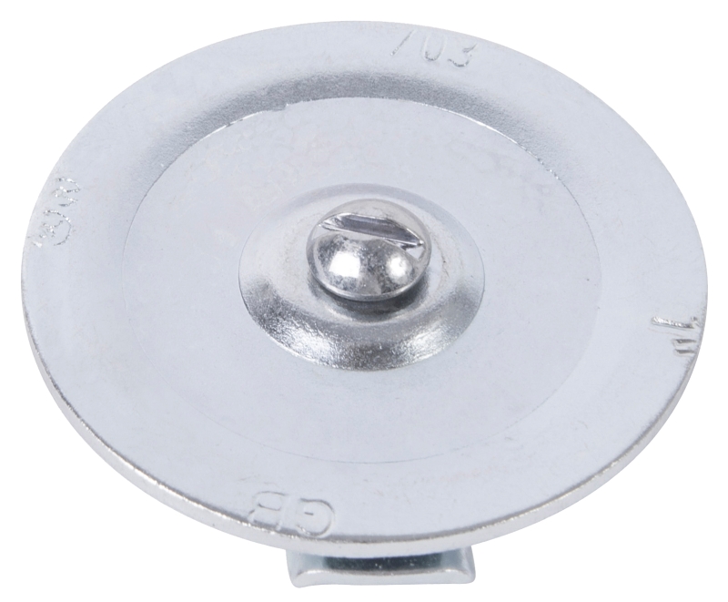 Gardner Bender KO703 Knockout Seal, 3/8 in, Steel, Silver