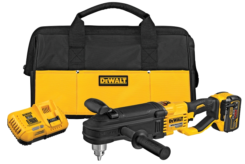 DEWALT DCD470X1 Drill Kit, Battery Included, 60 V, 9 Ah, 1/2 in Chuck, Keyed Chuck
