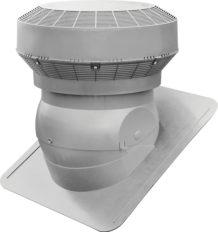 Duraflo 60PRO117G Roof Vent, Polypropylene, Gray