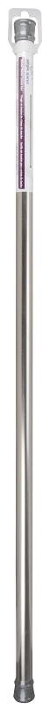 Simple Spaces SD-SR41-BN Shower Curtain Rod, 7-1/2 lb, 41 to 76 in L Adjustable, 1 in Dia Rod, Steel, Brushed Nickel