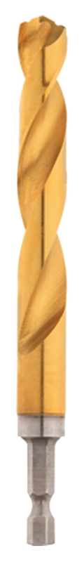 Milwaukee 48-89-4609 Impact Drill Bit, 3/16 in Dia, 3 in OAL, Twist Flute, 1/4 in Dia Shank, Hex Shank