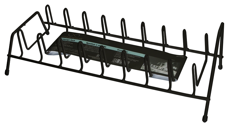 Simple Spaces JI-39W-3L Storage Rack, 4-3/4 in L, 5-3/4 in W, 14.13 in H, Steel, White