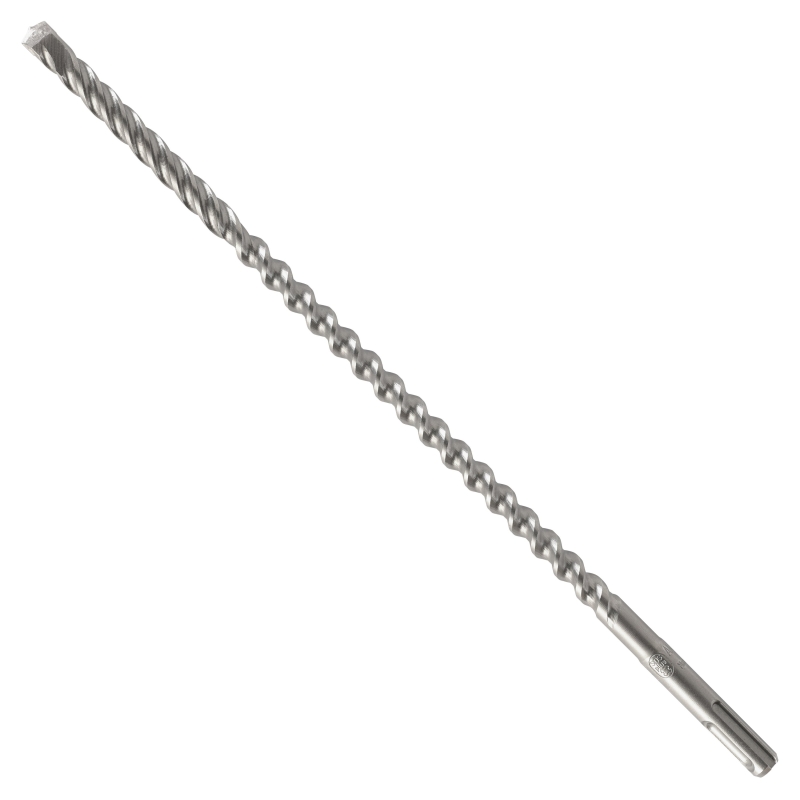 Bosch Bulldog HC2064 Hammer Drill Bit, 3/8 in Dia, 12 in OAL, Optimized Flute, 4-Flute, 25/64 in Dia Shank