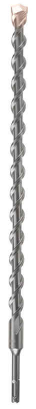 Bosch Bulldog HC2107 Hammer Drill Bit, 5/8 in Dia, 18 in OAL, Optimized Flute, 4-Flute, 25/64 in Dia Shank