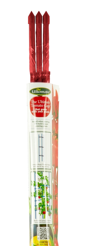 Gardener's Blue Ribbon Ultomato TMC60RD Plant Cage, 5 ft L, Plastic/Steel, Red