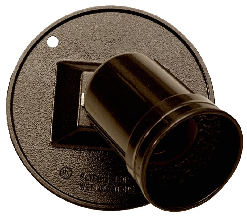 Teddico/Bwf 93101AB-1 Lamp Holder, Metal Housing Material, Bronze