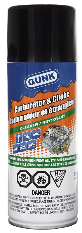 GUNK M4814C Carburetor Cleaner, 354 g Package, Aerosol Can