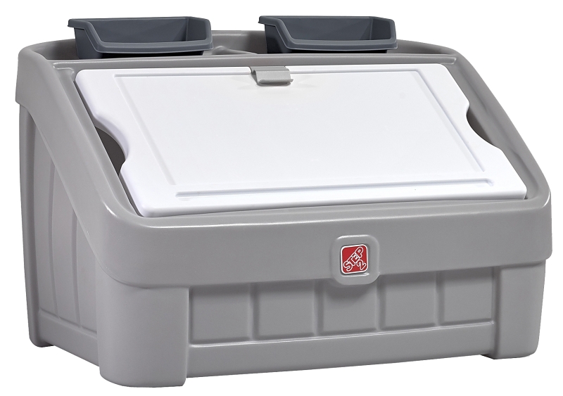 STEP2 STEP2 481700 2in1 Toy Box and Art Lid, Gray