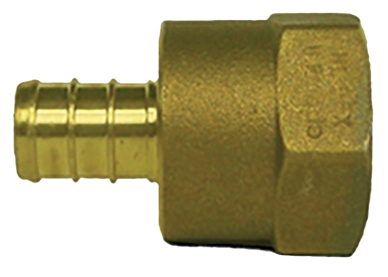 aqua-dynamic 9783-034 Pipe Adapter, 1/2 x 3/4 in, Female, Brass