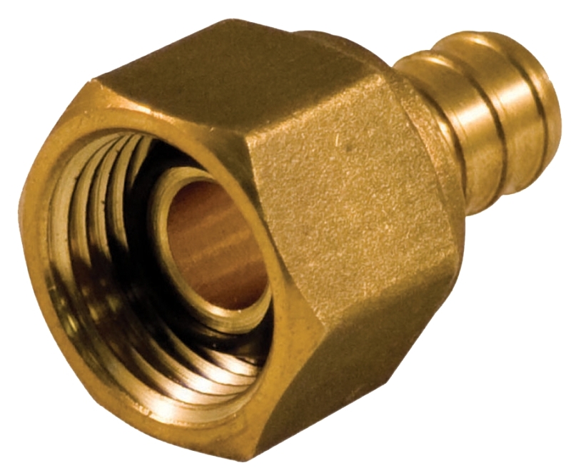 aqua-dynamic 9783-703 Pipe Adapter, 1/2 in, PEX x FIP, Brass