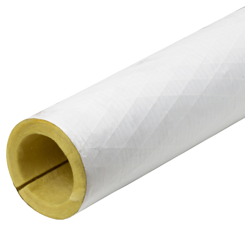 Frost King F15X Tubular Pipe Cover, 3 ft L, Fiberglass, White, 2 in Pipe