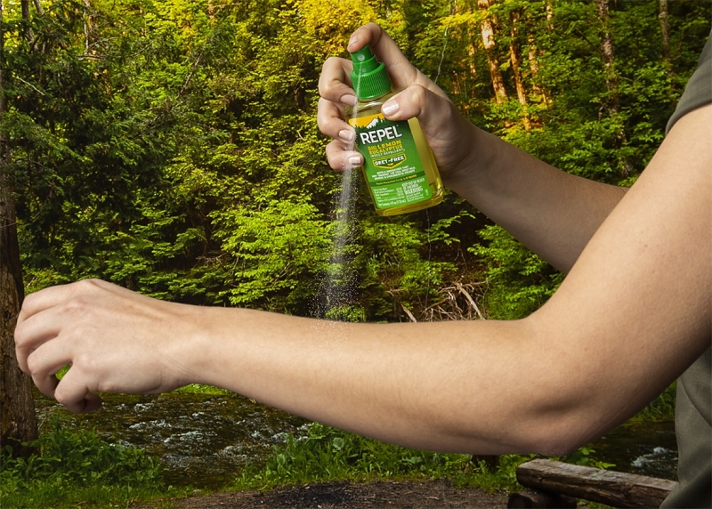 Repel HG-94109 Insect Repellent, 4 fl-oz, Bottle, Liquid, Yellow, Lemon Eucalyptus