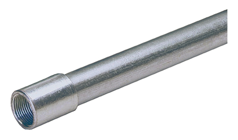 Columbia-MBF 734693 Conduit, 1 in, 10 ft L, Steel, Hot-Dip Galvanized