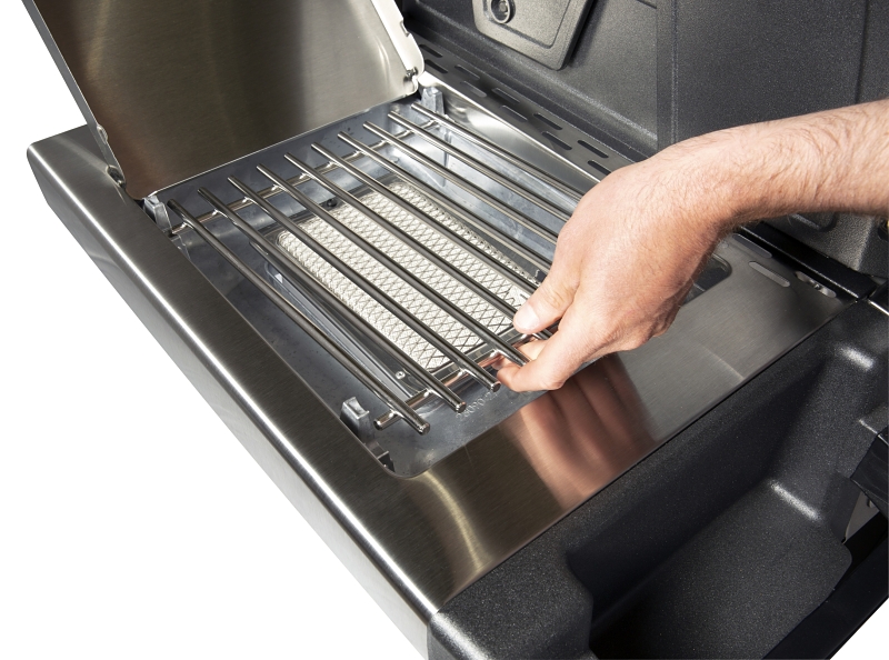 Broil King 18677 Infrared Side Burner Kit, 9.65 in W x 11.93 in H Dimensions, Stainless Steel