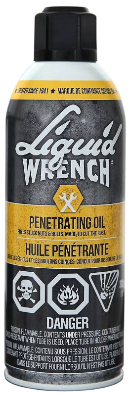 Liquid WRENCH L112C Penetrating Oil, 312 g Package, Aerosol Can, Liquid, Pleasant